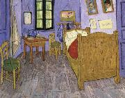 the bedroom at arles, Vincent Van Gogh